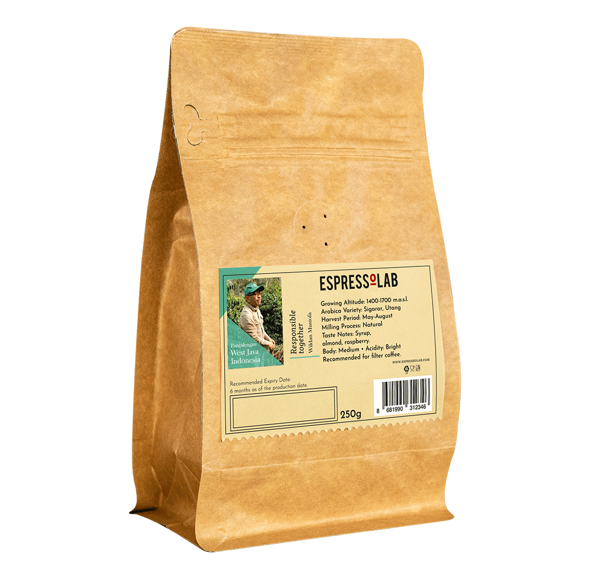 Indonesia West Java Frinsa Collective Natural 250 gr